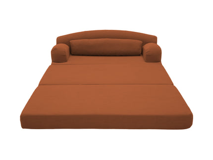 2 Seater Sofa Bed, Compact Foldable Floor Couch