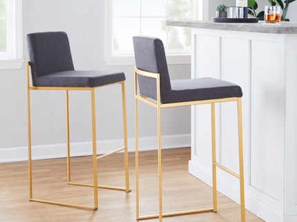 Fuji - Contemporary Design High Back Barstool