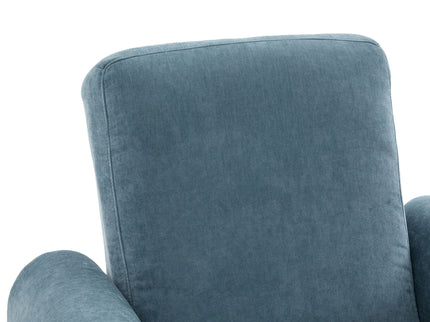 Manual Swivel Recliner Rocker Chair With Adjustable Backrest