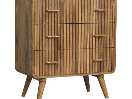 T Bar Ridged Chest - Brown