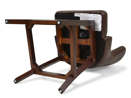 Holmes - Tufted High Back 360 Swivel Counter Height Barstool