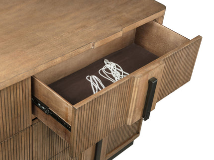 Moraga - 6 Drawer Dresser Cabinet - Ash Brown