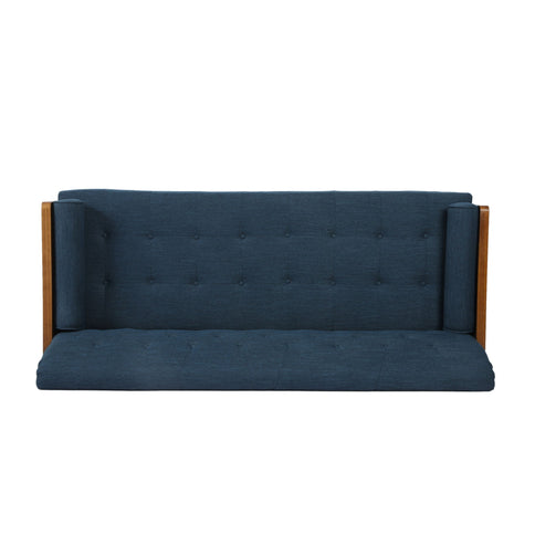 Aidan - Mid Century Modern Tufted Fabric Sofa