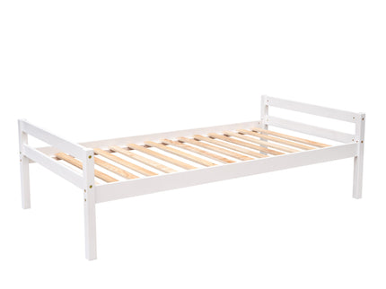 Loft Bed With Stand Alone Bed, Storage Staircase, Desk, Shelves, And Drawers