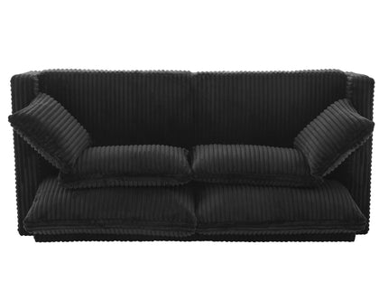 Modern Loveseat Sofa With 4 Pillows