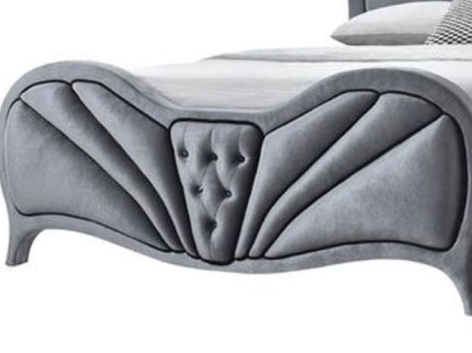 Dante - Queen Bed - Gray