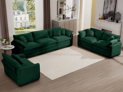 Elegant Oversized Sectional Sofa Set With Deep Seats And Flexible Layout
