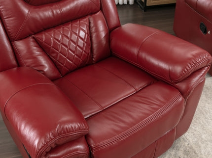 Home Theater Seating Manual Recliner Chair With Led Light Strip For Living Room