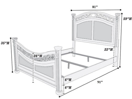 Bed Padded Headboard And Footboard