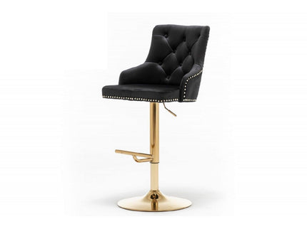 Adjustable Swivel Bar Stool With Nailhead Trim (Set of 2)