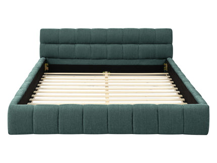 Modern Platform Bed Frame With Thick Fabric