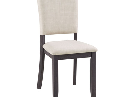 Round Dining Set With 4 Upholstered Dining Chairs