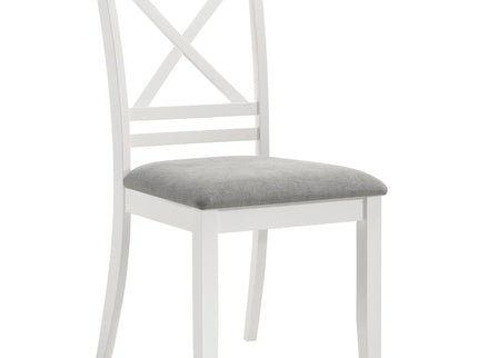 Evanston - Cross Back Dining Side Chair (Set of 2) - White