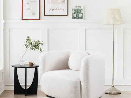 Japandi Style Accent Square Chair