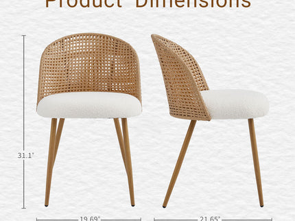 Bohemian Style Double Seater Dining Chair