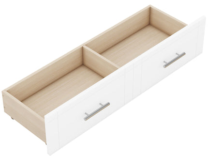 Murphy Bed With Shelves, Drawers And USB Ports