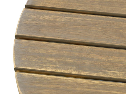 Outdoor Acacia Wood Side Table With Weather Resistance