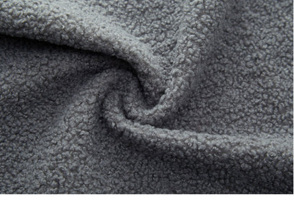 Modern Floor Sofa, With 2 Pillows, Convertible Teddy Fabric Foam Filled Bed