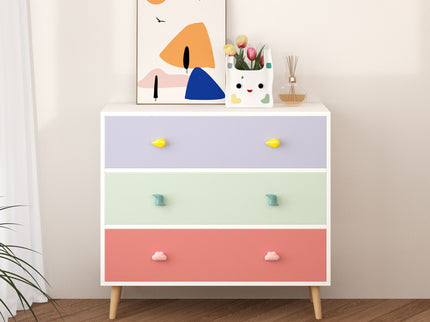 3 Drawer Dresser, Storage Cabinet With Anti Tip Safety