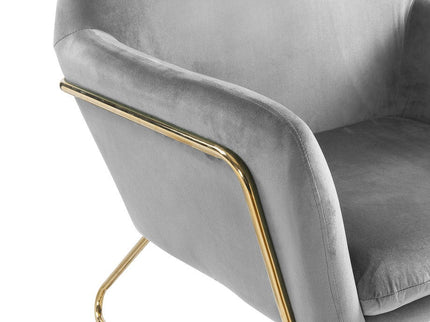 Keira - Accent Chair With Metal Base