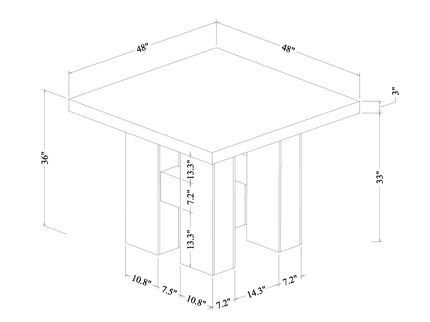 Mikha - Bar Table And Bar Stool
