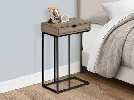 Accent Table, C - Shaped Contemporary & Modern Versatile Design
