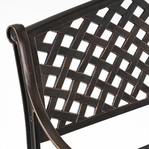 Spencer - Cast Bench - Copper