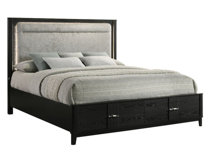 Opel - Storage Bed With LED Headboard
