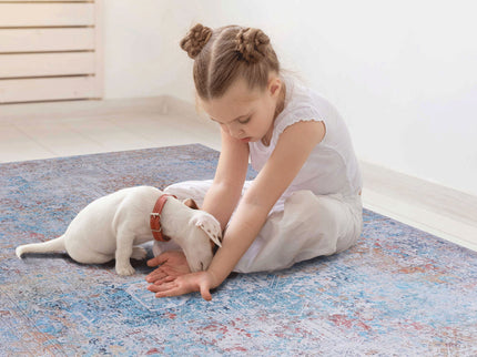Maval - 8' X 10' Washable Area Rug - Yellow