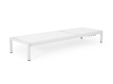 Outdoor Patio Chaise Lounge With 5 Reclining Positions