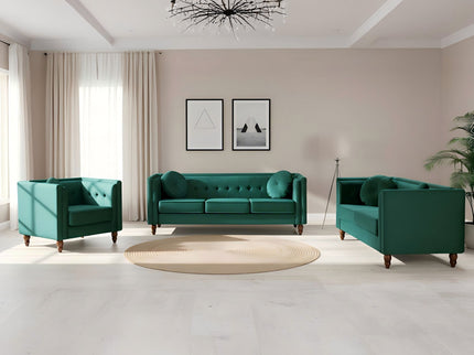 Chesterfield Loveseat 2 Seater Couch For Living Room