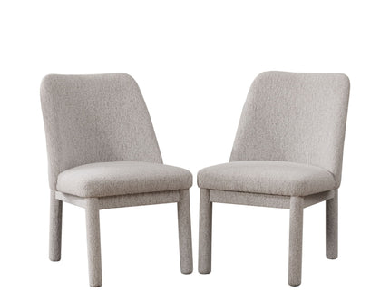Wide Minimalist Dining Chair
