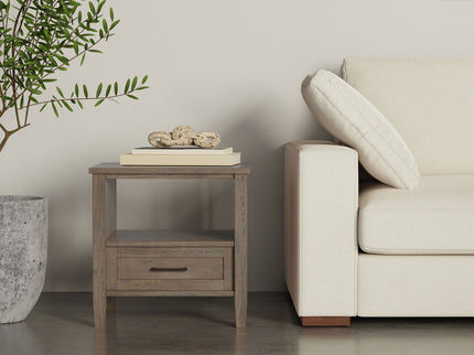 Ela - End Table - Brown