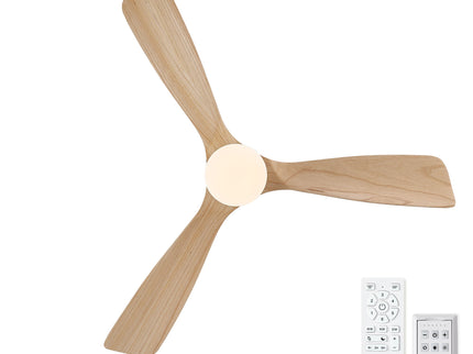 Low Profile Flush Mount Intergrated LED Ceiling Fan With Light And Silent Reversible Motor