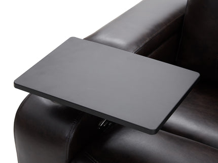 Power Motion Recliner With USB Charging Port And Hidden Arm Storage 2 Convenient Cup Holders Design And 360 Degree Swivel Tray Table