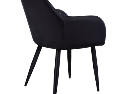 Dining Chair Side, Upholstered For Dining Room, Contemporary & Modern (Set of 2)