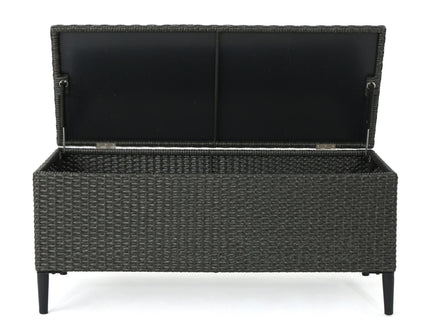 Rupert - Storage Unit Resin Wicker Outdoor