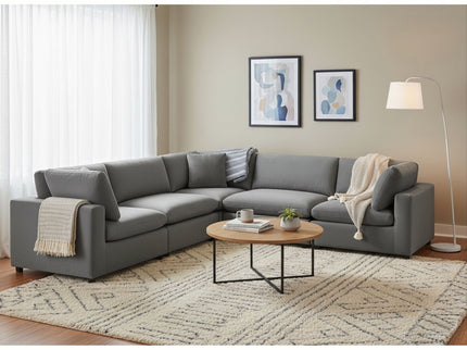 Caylie - Modular 5 Piece Sectional - Charcoal