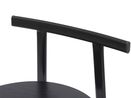 Modern Bar Stools With Backrest For Kitchen (Set of 3)