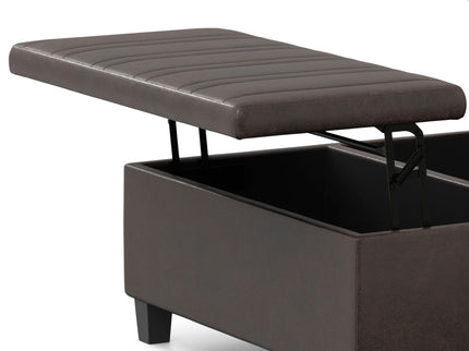 Ellis - Upholstered Coffee Table Storage Ottoman