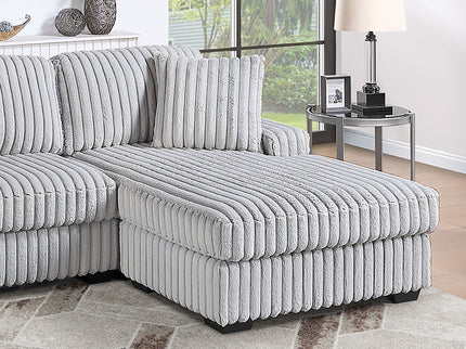 Sectional Sofa Set With Reversible Chaise, Living Room Furniture