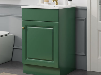 Bathroom Vanity With Sink, Cabinet With Adjustable Shelf