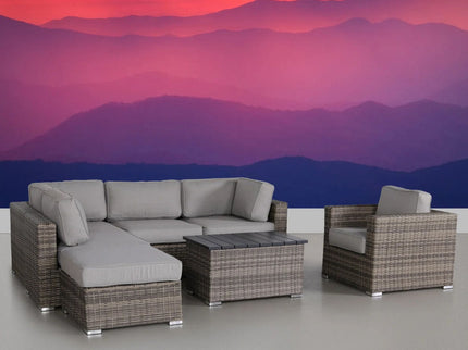 Stylish Entertainment Sectional Set, Outdoor Living