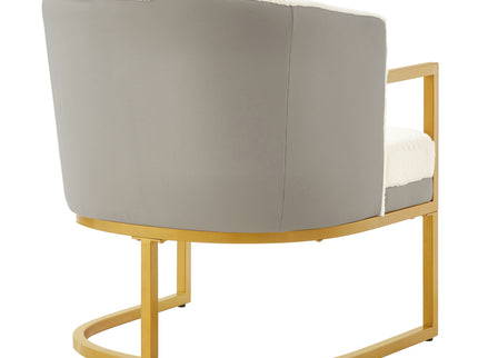 Upholstered Reading Accent Armchair For Living Room