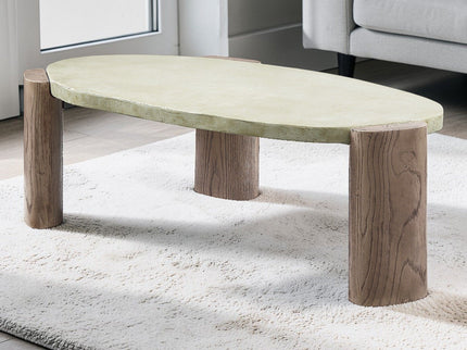 Dayana - Coffee Table - Oak / Off White