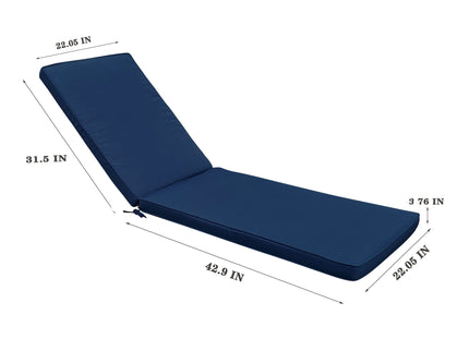 Outdoor Lounge Chair Cushion Replacement Patio Funiture Seat Cushion Chaise