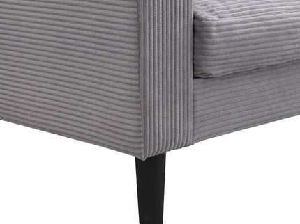 Modern Upholstered 3 Seat Sofa, High Resilience