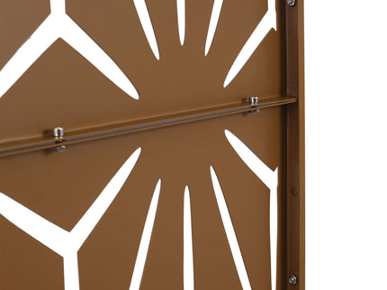 Outdoor & Indoor Metal Privacy Screen, Freestanding Decorative Panels