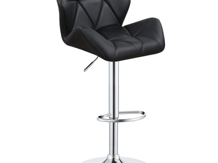 Adjustable Bar Stool With Height-Adjustable Base (Set of 2)