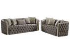 Light Brown / 2 Pc. Sofa, Loveseat